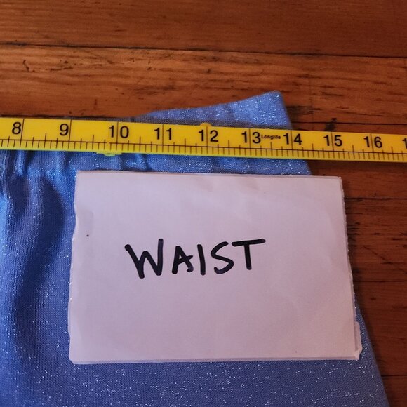 CIRCUS HOTEL Glitter Knit Geometric Colorblock Trousers - Picture 3 of 12